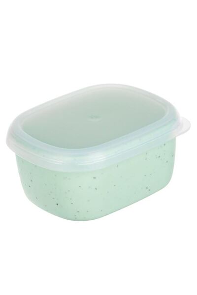 BAMI NETWORK Caserola Mini Verde Menta 200ml Plastic Ideal pentru Frigider