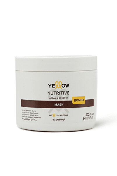 YELLOW Mask Nourishing for Dry Hair with Argan and Coconut - 500 ml