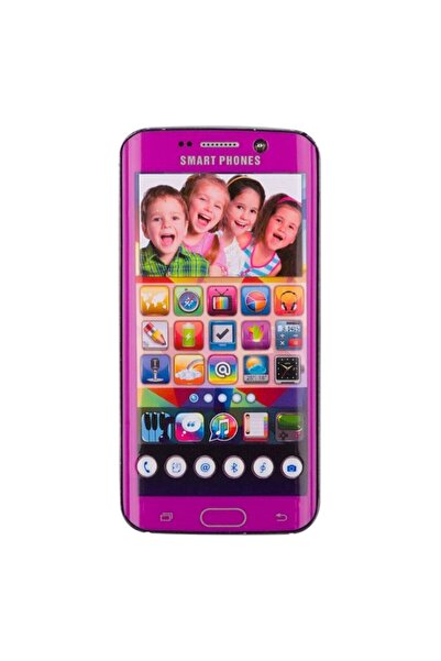 BAMI NETWORK Telefon mobil jucarie cu sunete si lumini mov pentru fete 3+ ani
