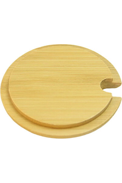 STARSTAR Bamboo Cup Lid with Spoon Hole, Reusable Food-Safe Sealing Cover for...