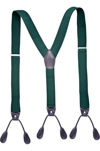 STARSTAR Men's Elastic Y-Back Suspenders, Adjustable Non-Slip 6-Buckle Pants ...