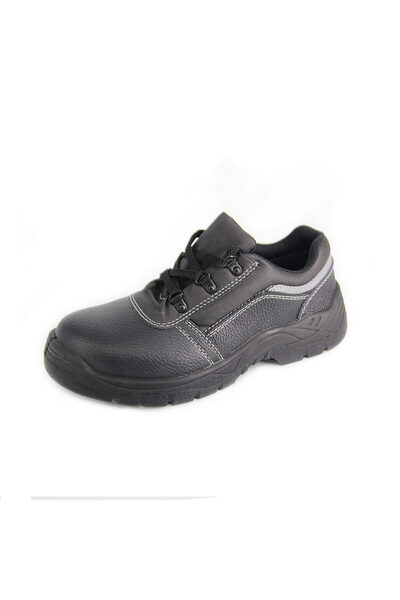 Interbabis Pantofi de protecție Nacrite S1P, piele, bombeu metalic, negru
