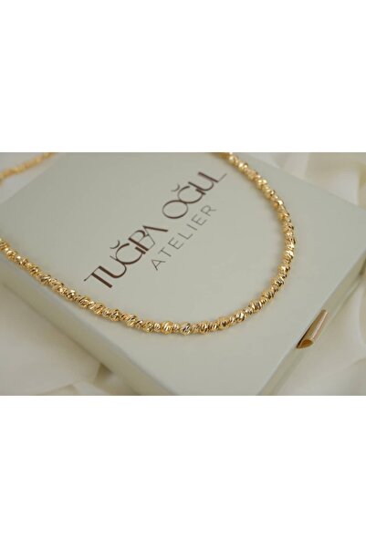 ATELİER TUĞBA Ykl135 Gold Dori̇ka Necklace