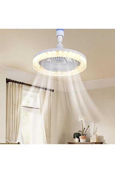 Generic Brand Ventilator tavan E27 , 3 pale - viteze, telecomanda