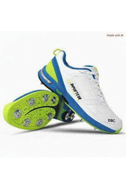 DSC Drifter Cricket Shoes Size-10 (Royal Blue / Yellow)