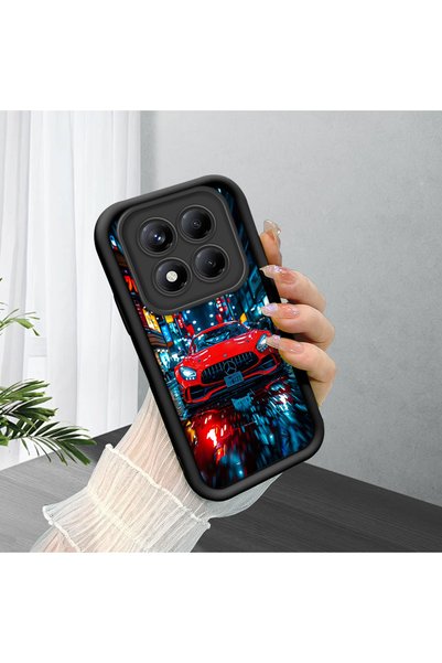 CHICASELUX Redmi Note 14 Pro 4g Compatible Fast Car Aesthetic Silicone Cover,...