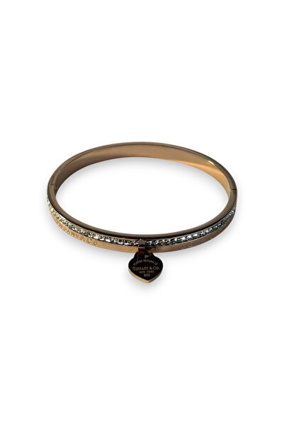 Tiffany&Co Tiffany & Co Βραχιόλι σε ροζ χρυσό με καρδιά και ζιργκόν