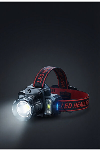 Primo Plus F-T51 High-Performance Multifunctional Tactical LED Headlamp, USB ...