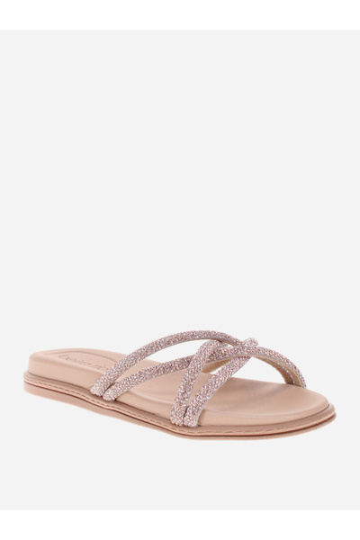 Beira Rio Embellished Flat Sandals
