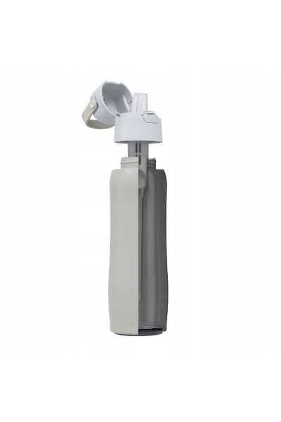 Dafi Sticlă reutilizabilă din oțel solid cu filtru de perle, 800 ml