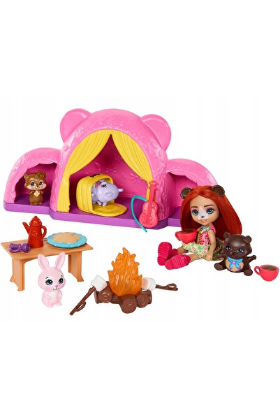Enchantimals Călătorie cu cortul + accesorii HTW71