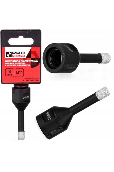 PRO Freza diamantată de 8 mm pentru granit, pentru polizor