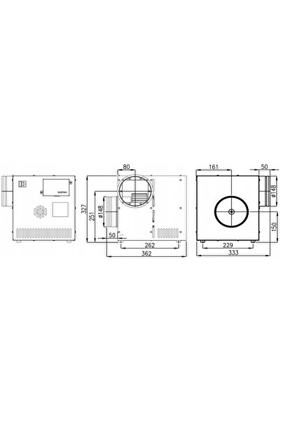 NO BRAND AN3 990 m3 Ventilator de ventilație tip turbină pentru coș de fum DARCO