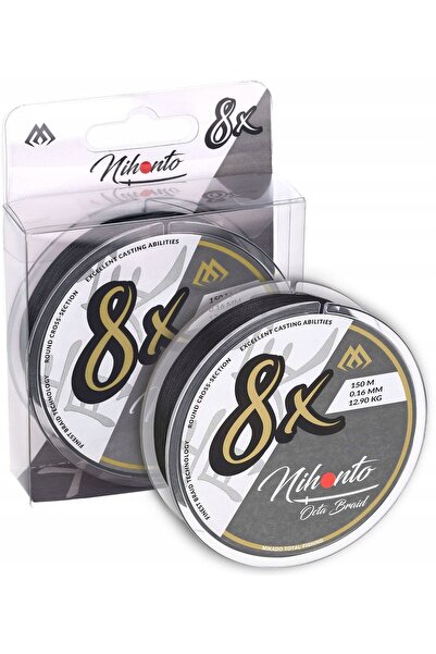 Mikado PLECIONKA NIHONTO OCTA BRAID 150m NEGRU 0.06mm