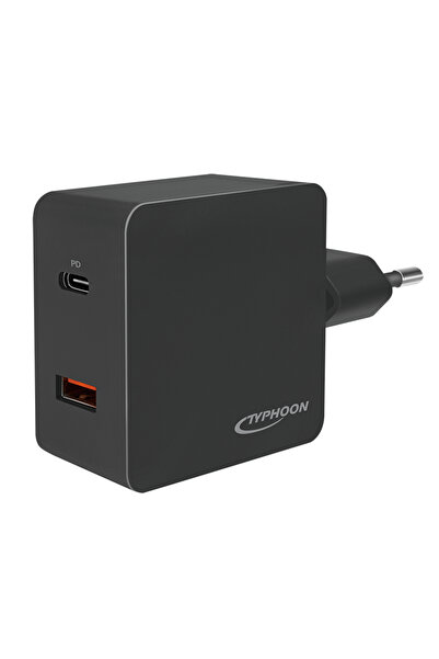 NO BRAND Încărcător de perete cu încărcare rapidă USB-C PD USB QC, adaptor de...