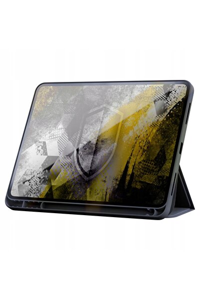 3MK Husă flip neagră pentru Galaxy Tab S10 FE, cu funcție de suport
