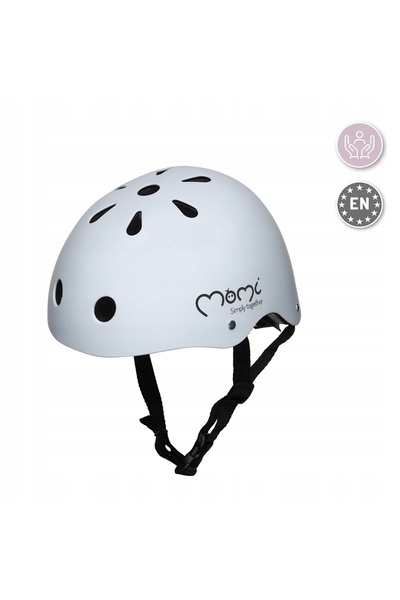 NO BRAND Casca copii bicicleta trotineta MoMi Mimi Gri Mat 47-58 cm