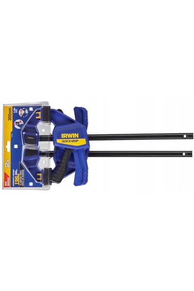 Irwin Clemă rapidă de tâmplărie cu prindere automată 136 kg 300 mm 2 bucăți