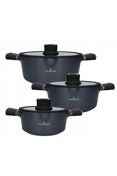 ZWIEGER VESNA Set de 3 oale cu capace GREBLON +Brytfanna Practi Plus