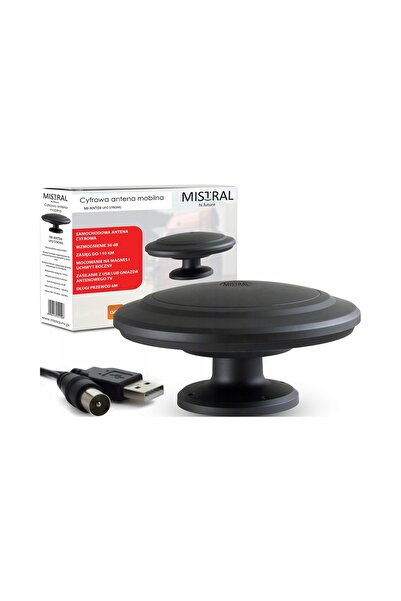 Mistral Antenă auto mobilă UFO TV MI-ANT04 neagră