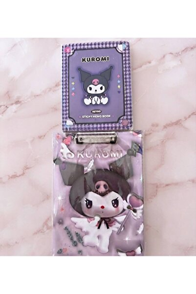 Genel Markalar Sanrio Kuromi Desenli Sekreterlik ve Kuromi Post-it Seti