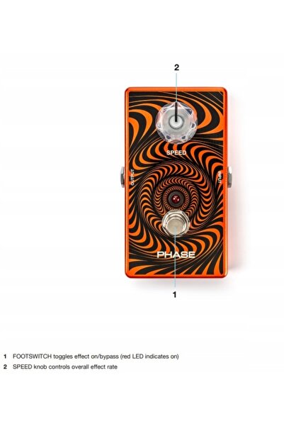 NO BRAND Pedală de efect pentru chitară MXR Dunlop WA90 Zakk Wylde Phaser