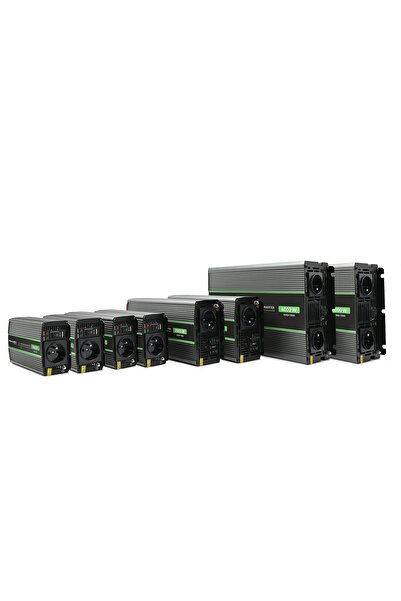 Qoltec INVERTER 12V LA 230V 600W/1200W UNIDIRECȚIONAL CU ONDULARE SINUSOIDALĂ...