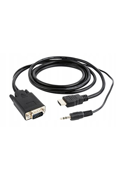 Gembird Convertor A-HDMI-VGA-03-10 HDMI la VGA 3m Mini Jack 1080p