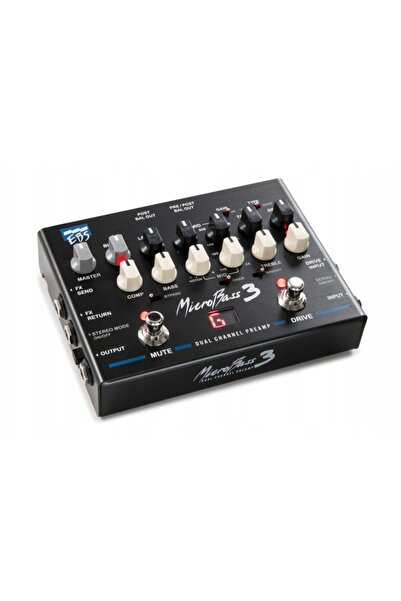 NO BRAND EBS MicroBass3 Preamplificator de chitară bas cu 2 canale