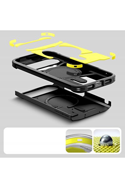 Spigen Husă cu suport pentru Pixel 10 / 10 Pro, tip Armură Rezistentă, compat...