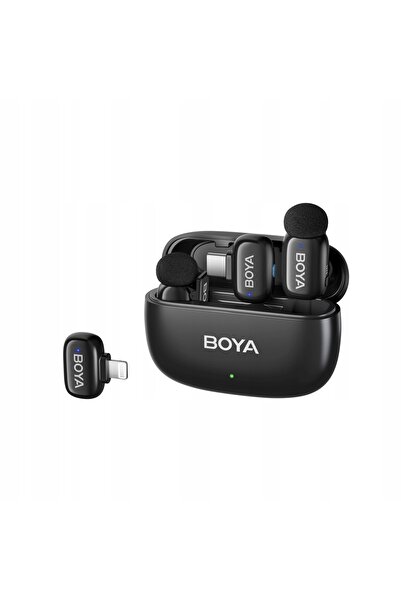 BOYA Set de microfoane wireless cu carcasă mini 2-01 2.4GHz USB-C