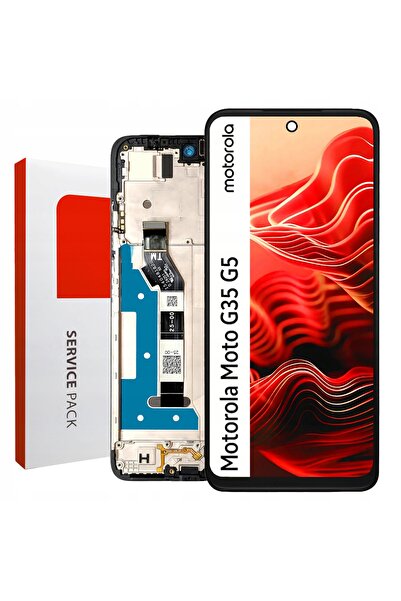 NO BRAND Display pentru Motorola Moto G35 Ecran LCD cu Ramă Original Zila XT2...