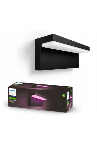 Philips Hue Aplică de perete Nyro neagră 1x13.5 W