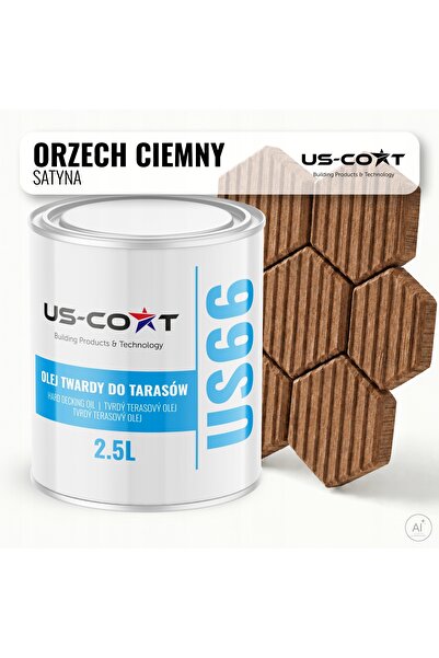 NO BRAND Ulei pentru lemn de terasă și pardoseli, nuanță de nuc închis, 2,5 l...