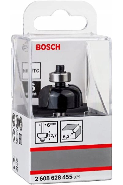 Bosch Freză de profilare cu rulment, tijă de 6mm