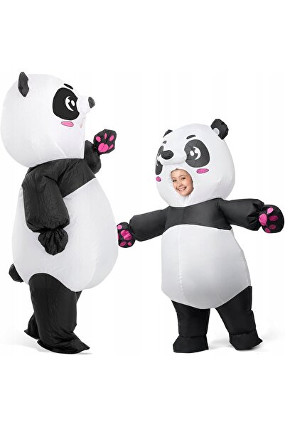 NO BRAND Costum gonflabil de panda pentru Halloween și cosplay pentru adulți,...