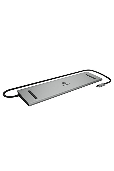 NO BRAND ICY BOX USB C Stație de andocare 11-în-1, 2 Monitoare, PD 100W