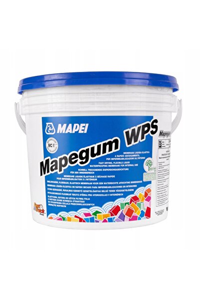 NO BRAND Folie lichidă hidroizolantă Mapei MAPEGUM WPS 5kg pentru uz INTERIOR...