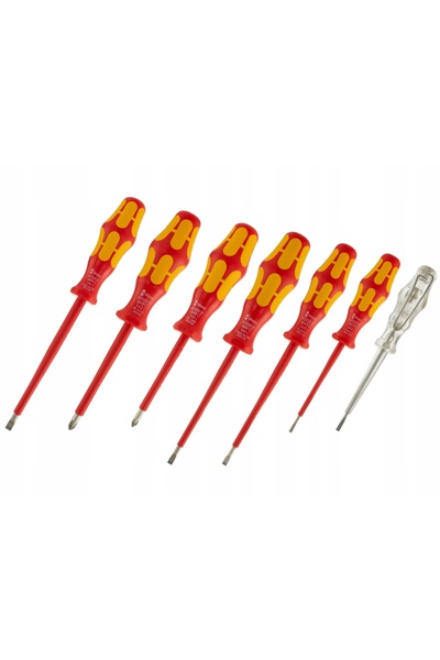 wera SET DE ȘURUBELNIȚE KRAFTFORM+TESTER DE TENSIUNE+FAGĂ DE AGĂTAT