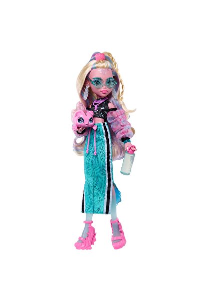 MONSTER HIGH LALKA LAGOONA BLUE + Jucărie pește Piranha Neptune