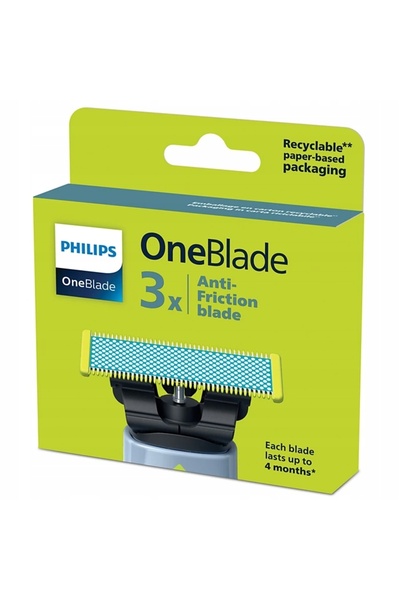 Philips 3x LAME ONEBLADE PENTRU PIELE SENSIBILĂ - LAME ORIGINALE