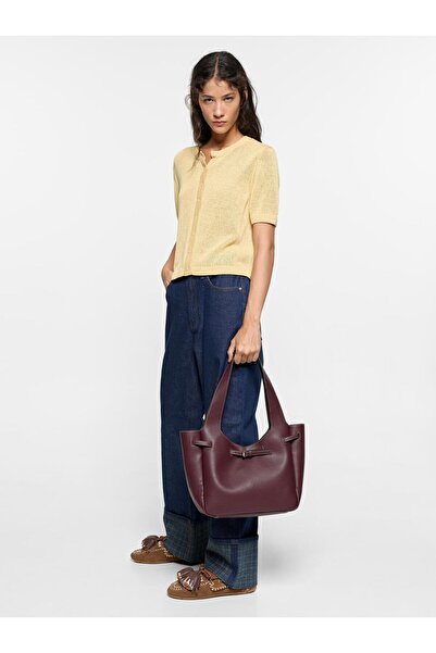 PARFOIS Kadın Kemer Detaylı Shopper Çanta
