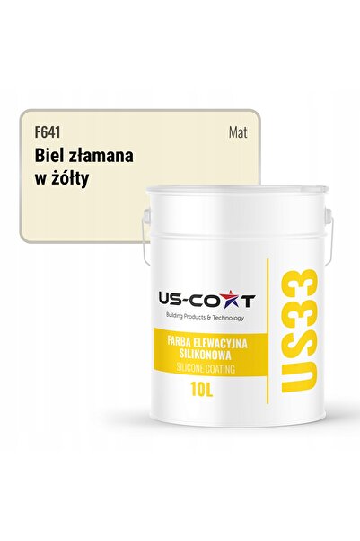NO BRAND VOPSEA SILICONICĂ PENTRU FAȚADE, ALB CREM CU NUANȚĂ DE GALBEN F641 U...