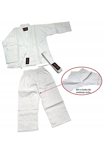 NO BRAND KIMONO DE KARATE PENTRU COPII, CU CENTURĂ DE KARATE DIN BUMBAC ENERO...