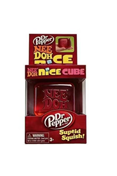 OEM Jucarie antistres squishy, design CUBURI DE GHEATA multicolor ROSU, 1 bucata