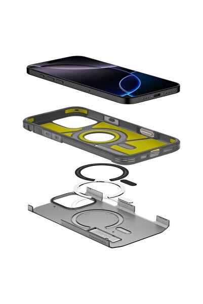 Spigen Husă pentru iPhone 16 Pro Max cu capac pentru butonul MagSafe, cu suport