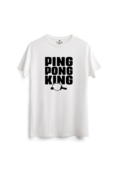 hakuof Cotton Table Tennis Printed T-Shirt Table Tennis Training Sports Cotton