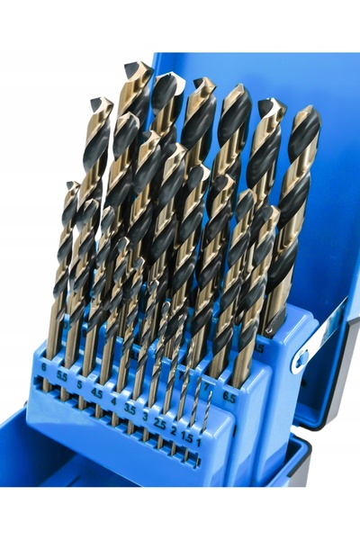 SCHMITH Set de burghie HSS pentru metal și oțel, 1mm-13mm, 25 bucăți