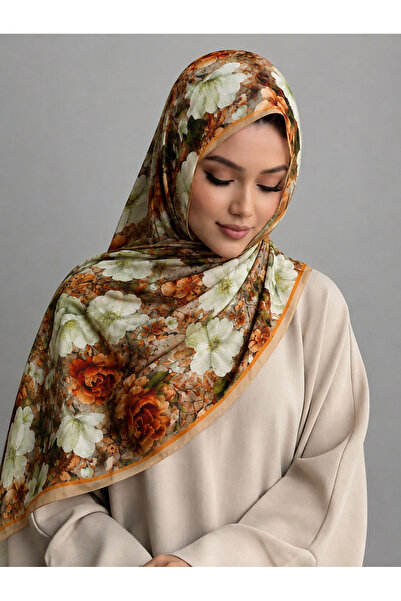OttomanSilk شال كراش بنقشة الزهور