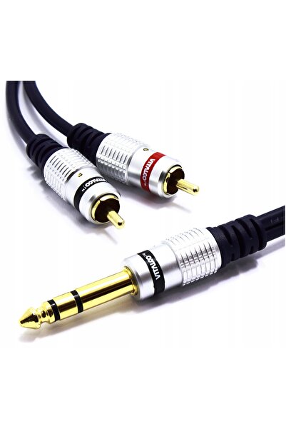 NO BRAND Cablu Jack 6,3 Stereo 2x RCA VITALCO 15m MK82